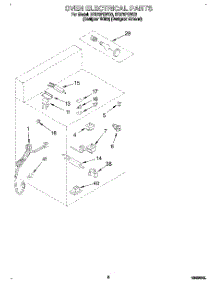 04 - Oven Electrical, Literature parts for Whirlpool Range SF378PEWZ0 from AppliancePartsPros.com