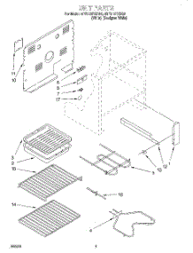 03 - Unit parts for Whirlpool Range 4RF315PXDQ0 from AppliancePartsPros.com