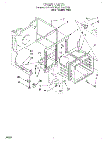 05 - Oven parts for Whirlpool Range 4RF315PXDQ0 from AppliancePartsPros.com