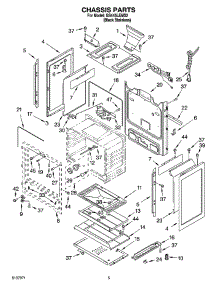 04 - Chassis Parts parts for Whirlpool Range GS445LEMS2 from AppliancePartsPros.com