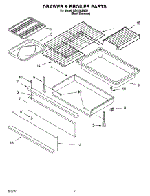 05 - Drawer & Broiler Parts parts for Whirlpool Range GS445LEMS2 from AppliancePartsPros.com