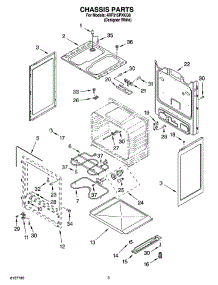 03 - Chassis Parts parts for Whirlpool Range 4RF315PXKQ0 from AppliancePartsPros.com