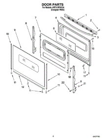 05 - Door Parts, Miscellaneous Parts parts for Whirlpool Range 4RF315PXKQ0 from AppliancePartsPros.com