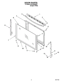 05 - Door Parts, Miscellaneous Parts parts for Whirlpool Range 4RF302BXKQ0 from AppliancePartsPros.com