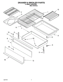 05 - Drawer & Broiler Parts parts for Whirlpool Range GS445LEMS0 from AppliancePartsPros.com