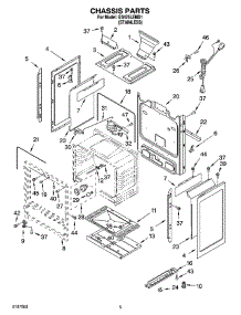 04 - Chassis Parts parts for Whirlpool Range GS475LEMS1 from AppliancePartsPros.com