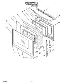 05 - Door Parts parts for Whirlpool Range GS475LEMS1 from AppliancePartsPros.com