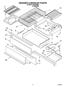 06 - Drawer & Broiler Parts, Miscellaneous Parts parts for Whirlpool Range GS475LEMS1 from AppliancePartsPros.com