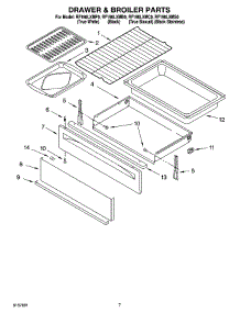 05 - Drawer & Broiler Parts, Optional Parts parts for Whirlpool Range RF198LXMC0 from AppliancePartsPros.com