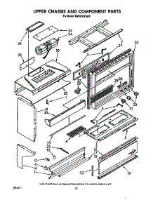 Upper Chassis And Component parts for Whirlpool Range RM978BXSN0 from AppliancePartsPros.com
