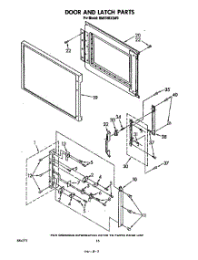 Door And Latch parts for Whirlpool Range RM978BXSN0 from AppliancePartsPros.com