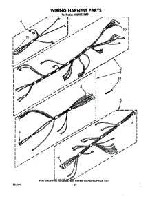 Wiring Harness parts for Whirlpool Range RM978BXSN0 from AppliancePartsPros.com
