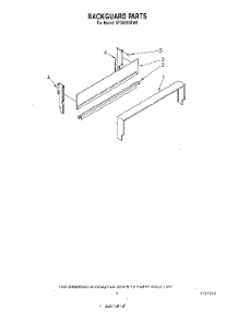 04 - Backguard parts for Whirlpool Range SF3020SRW0 from AppliancePartsPros.com