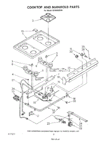 06 - Cooktop And Manifold , Literature And Optional parts for Whirlpool Range SF3020SRW1 from AppliancePartsPros.com