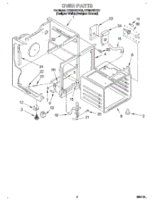 04 - Oven parts for Whirlpool Range RF364BBDQ0 from AppliancePartsPros.com