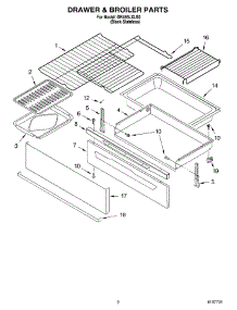 02 - Drawer & Broiler Parts parts for Whirlpool Range GR465LXLS0 from AppliancePartsPros.com