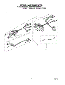 06 - Wiring Harness parts for Whirlpool Range RF362BXBW0 from AppliancePartsPros.com