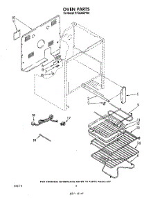 04 - Oven , Literature And Optional parts for Whirlpool Range RF303BXPW0 from AppliancePartsPros.com