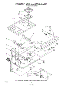 06 - Cooktop And Manifold , Literature And Optional parts for Whirlpool Range SF315EERW1 from AppliancePartsPros.com
