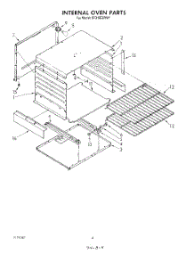 03 - Internal Oven parts for Whirlpool Range SF315ESRW1 from AppliancePartsPros.com
