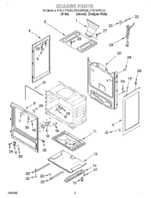 04 - Chassis parts for Whirlpool Range SF315PEGQ0 from AppliancePartsPros.com