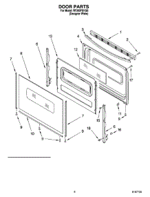 05 - Door Parts, Miscellaneous Parts parts for Whirlpool Range RF303PXKQ0 from AppliancePartsPros.com