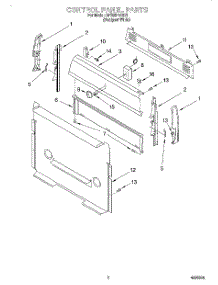 02 - Control Panel parts for Whirlpool Range SF303PEGQ1 from AppliancePartsPros.com