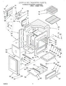 02 - Oven And Drawer parts for Whirlpool Range SS385PEEB2 from AppliancePartsPros.com