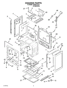 04 - Chassis Parts parts for Whirlpool Range GS465LELS0 from AppliancePartsPros.com