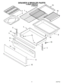 06 - Drawer & Broiler Parts, Miscellaneous Parts parts for Whirlpool Range GS465LELS0 from AppliancePartsPros.com