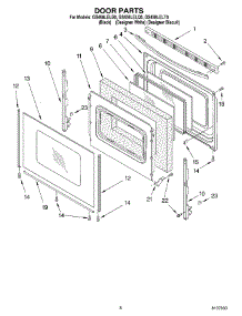 06 - Door Parts, Miscellaneous Parts parts for Whirlpool Range GS458LELT0 from AppliancePartsPros.com
