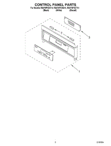 02 - Control Panel parts for Whirlpool Range RS675PXGQ10 from AppliancePartsPros.com