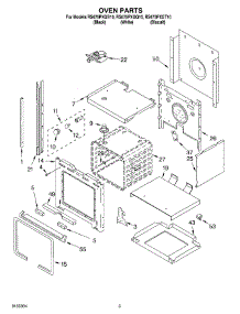03 - Oven parts for Whirlpool Range RS675PXGB10 from AppliancePartsPros.com