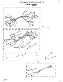 06 - Wiring Harness, Optional parts for Whirlpool Range RF356BXDW0 from AppliancePartsPros.com