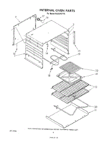 03 - Internal Oven parts for Whirlpool Range RS333PXTT0 from AppliancePartsPros.com