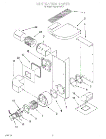 02 - Ventilation, Literature parts for Whirlpool Range RS373PXWT2 from AppliancePartsPros.com