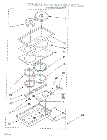 06 - Optional Solid Element Module parts for Whirlpool Range RS373PXWT2 from AppliancePartsPros.com