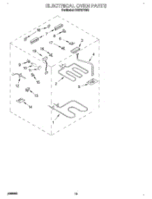 10 - Electrical Oven parts for Whirlpool Range RS373PXW3 from AppliancePartsPros.com