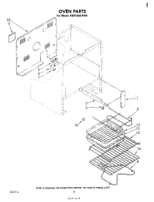 05 - Oven (Continued) parts for Whirlpool Range RM978BXPW0 from AppliancePartsPros.com
