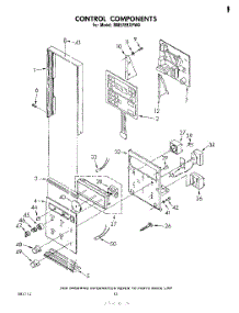 07 - Control parts for Whirlpool Range RM978BXPW0 from AppliancePartsPros.com