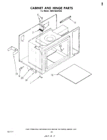 11 - Cabinet And Hinge , Literature parts for Whirlpool Range RM978BXPW0 from AppliancePartsPros.com