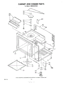 09 - Cabinet And Stirrer parts for Whirlpool Range RM988PXPW0 from AppliancePartsPros.com