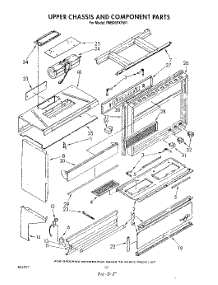 07 - Upper Chassis And Component parts for Whirlpool Range RM996PXVW1 from AppliancePartsPros.com