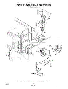 08 - Magnetron And Air Flow parts for Whirlpool Range RM996PXVW1 from AppliancePartsPros.com