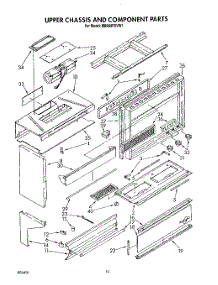 06 - Upper Chassis And Component parts for Whirlpool Range RM988PXVF1 from AppliancePartsPros.com