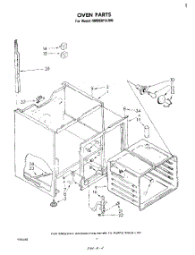 03 - Oven parts for Whirlpool Range RM988PXLW0 from AppliancePartsPros.com