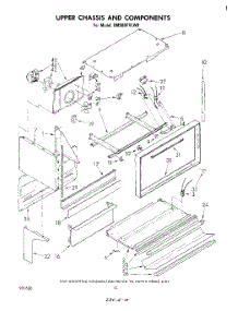 06 - Upper Chassis And Components parts for Whirlpool Range RM988PXLW0 from AppliancePartsPros.com