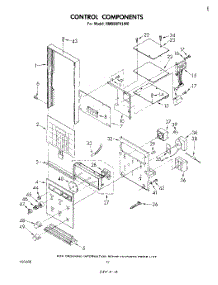 07 - Control Components parts for Whirlpool Range RM988PXLW0 from AppliancePartsPros.com