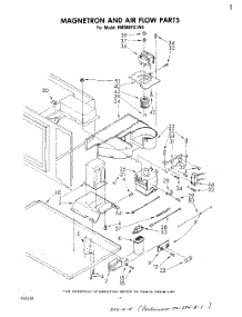 08 - Mangetron And Airflow parts for Whirlpool Range RM988PXLW0 from AppliancePartsPros.com