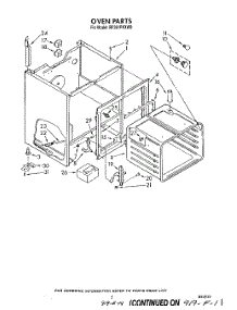 04 - Oven parts for Whirlpool Range RF361PXXW0 from AppliancePartsPros.com